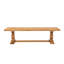 Banc en bois massif avec tréteaux doubles