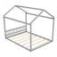 Queen Size Wooden House Bed With Headboard