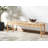 Channing Woven Leather Bench-1381375289-1381375290