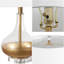Lampe de table DEL en verre 24,5 po Cotner