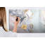 Magnetic Memo Board Whiteboard - 120 x 60 cm - With Marker and Magnets - Marble