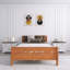 Lit plateforme double en bois avec tête de lit et lattes de bois-1147976056-1144647420