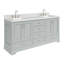 Meuble-lavabo double avec plateau Abshire 73-93359382