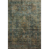 Clarysse Machine Washable Lagoon / Multi Area Rug