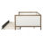 Upholstered Daybed With Trundle And Nailhead Decoration, Guest Bed