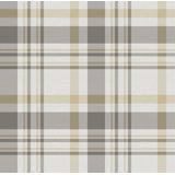 Spring Blossom Check Plaid Design 33' L x 21" W Wallpaper Roll