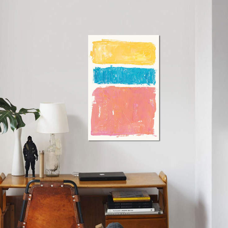 «Vacances II» par Sarah Adams - reproduction d'art sur toile tendue, H 40 po x l 26 po x P 1,5 po, Pas de tapis, Toile tendue