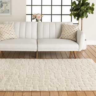 Brayden Studio® Hamadi Aster Beige Abstract Indoor Polyester Area Rug