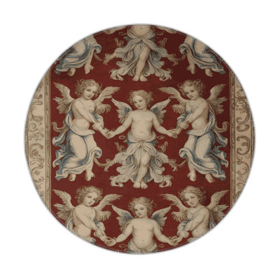 French Brown Indoor and Outdoor Area Rug