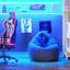 Lit mezzanine en métal avec bureau, tiroirs et ports de chargement USB Elevate-134546002-134546003