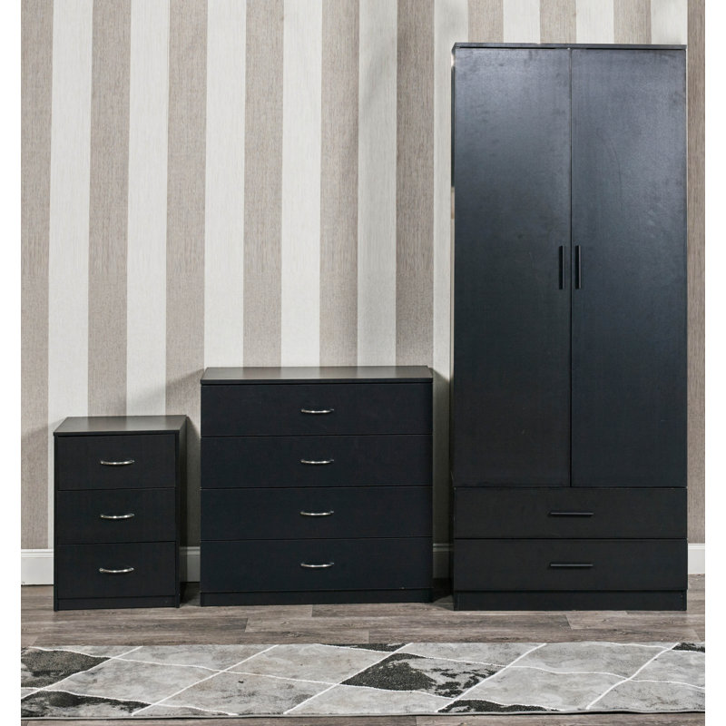 Follansbee Piece Bedroom Set, Black