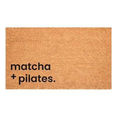 Matcha + Pilates Doormat, 17"x29"