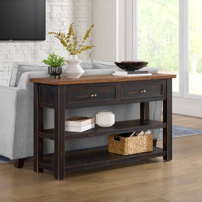 Console en bois massif 50 "Holliman