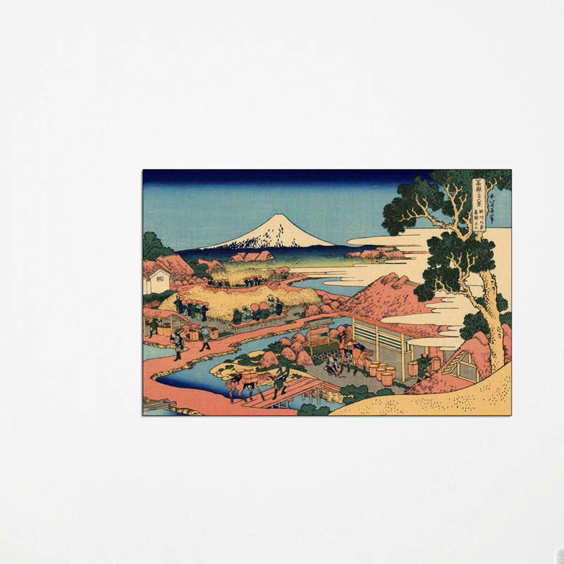 Hokusai - Wrapped Canvas Painting, 60cm H x 90cm W x 1.8cm D