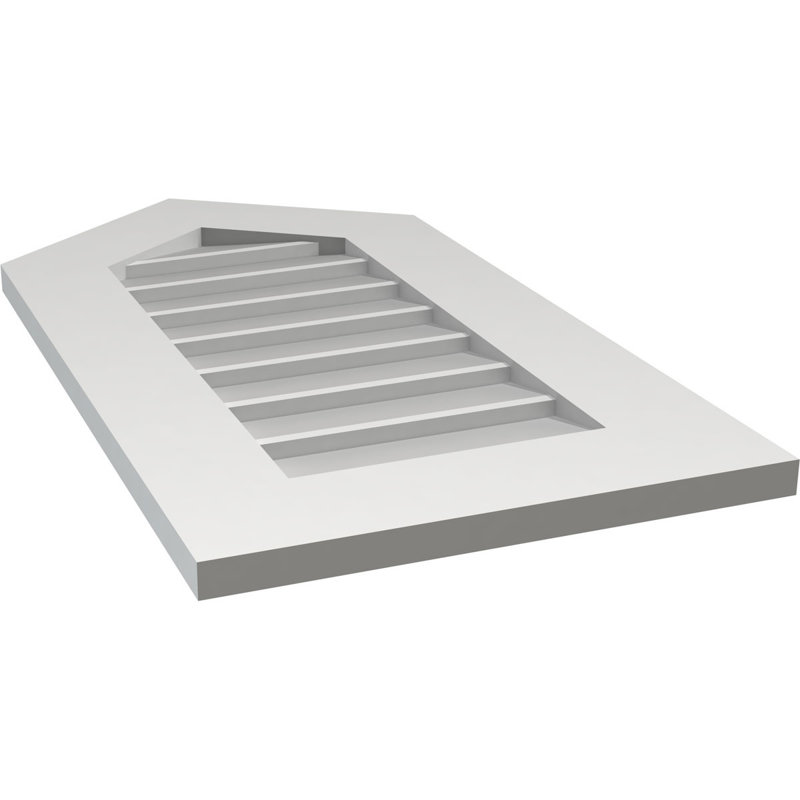 Ventilateur à pignon en uréthane non-fonctionnel Signature, H 30 po x l 16 po x P 1 po