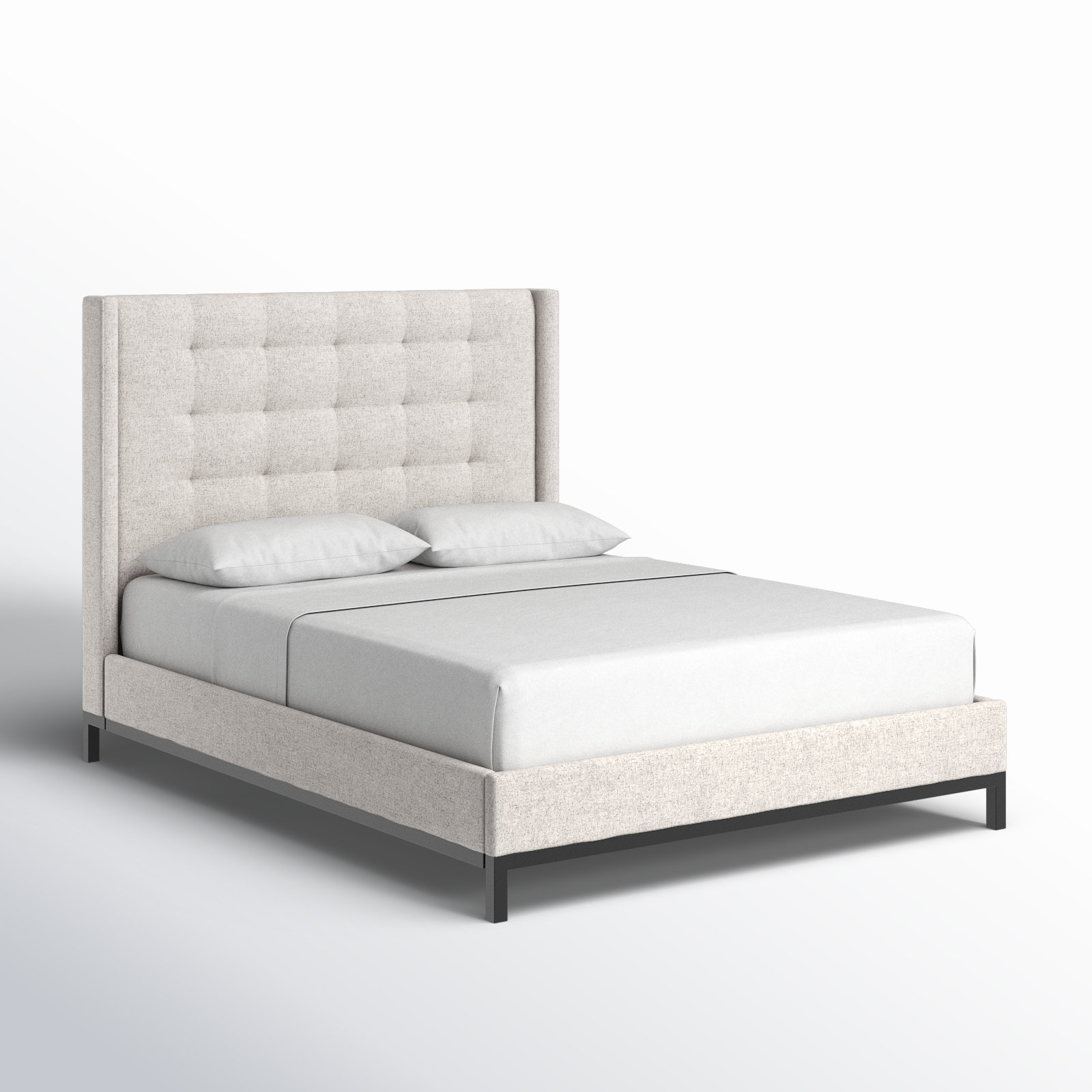 Sylvera Wingback Bed, King