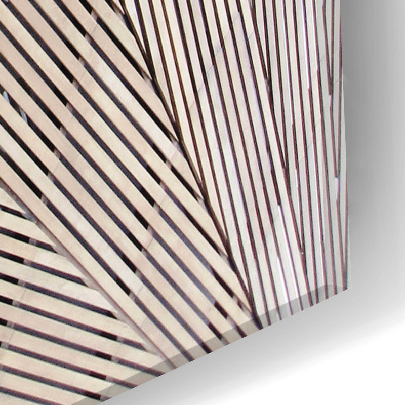 Structure en bois sur plastique / acrylique par Design Fabrikken, H 24 po x l 16 po x P 0,2 po