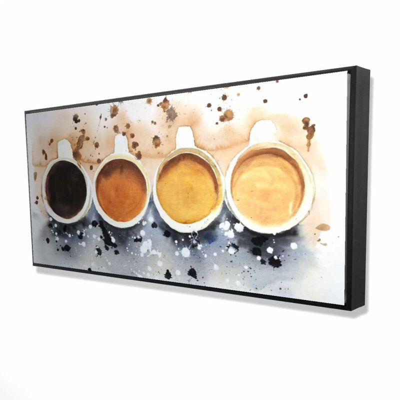 «Four Cups of Coffee Hygge», art sur toile