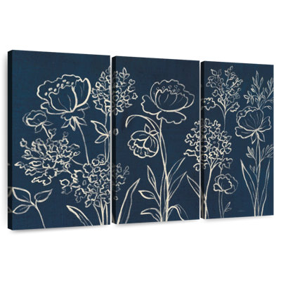 Harnek An Indigo Floral I