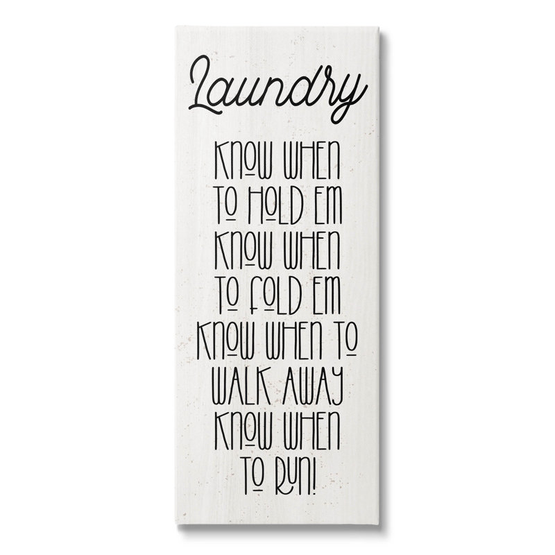 «Know When To Run Funny Laundry», art mural par Lil 'Rue, H 40 po x l 17 po x P 1,5 po