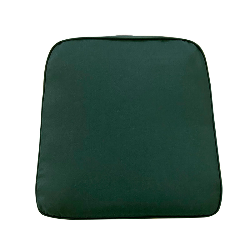 Forest Green Classic Rocking Chair Cushion with Ties, 21in.