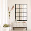 Rectangle Metal Window Panel Mirror-91019010-91019012