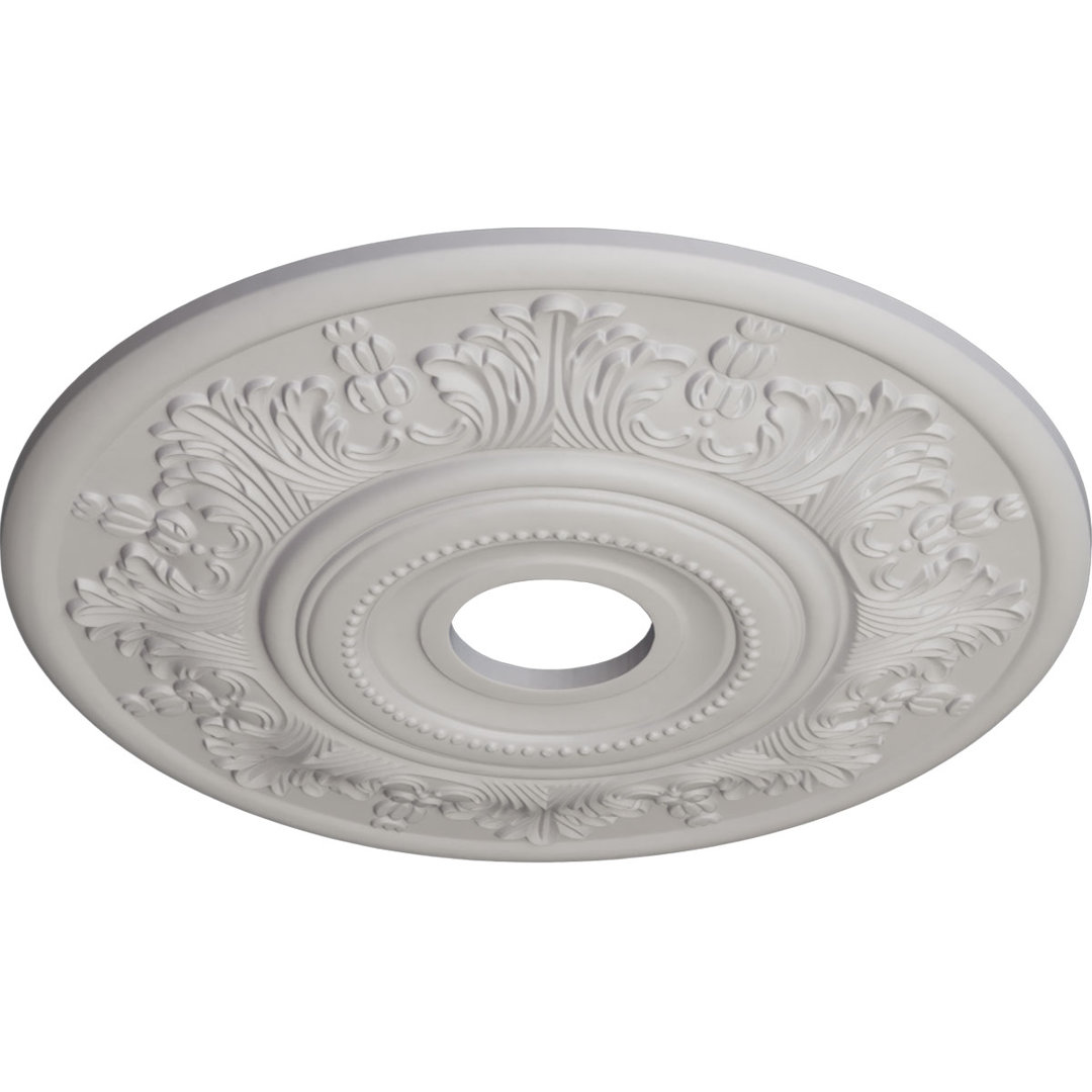 Endurathane Vienna Ceiling Medallion, 20"OD x 3 1/2"ID x 1 1/2"P (Fits Canopies up to 6 1/2") Ekena Millwork