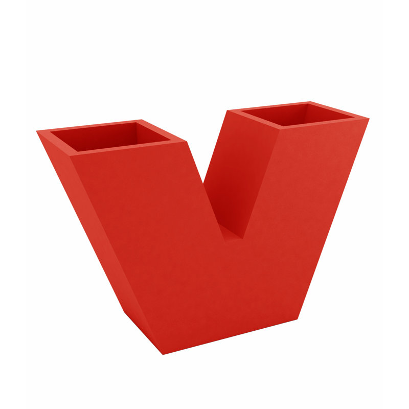 Uve Resin Pot Planter, Ecru, 31.5" H x 14.25" W x 14.75" D