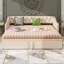 Lit de jour simple tapissier avec lit gigogne escamotable-423639978