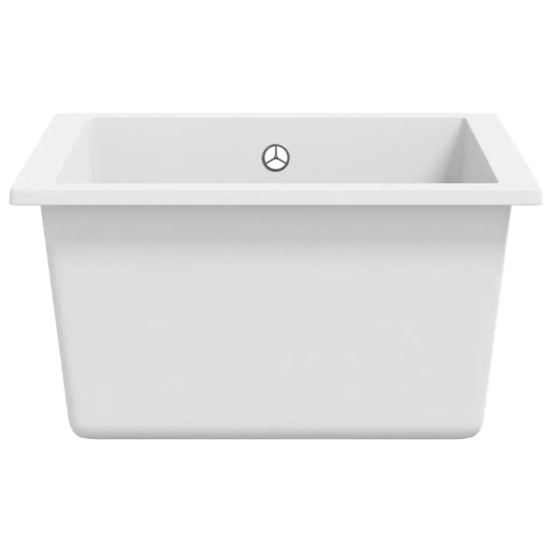Belfry Kitchen Ayala W Kitchen Sink, White