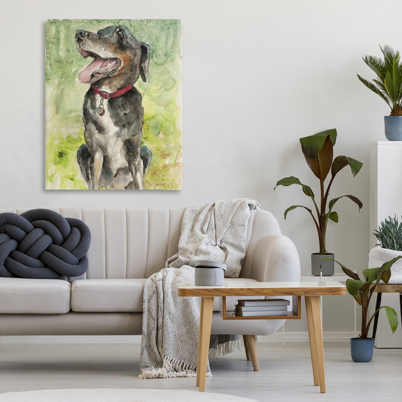 A Dog's Happiness, conception de Patti Mann, H 30 po x l 24 po