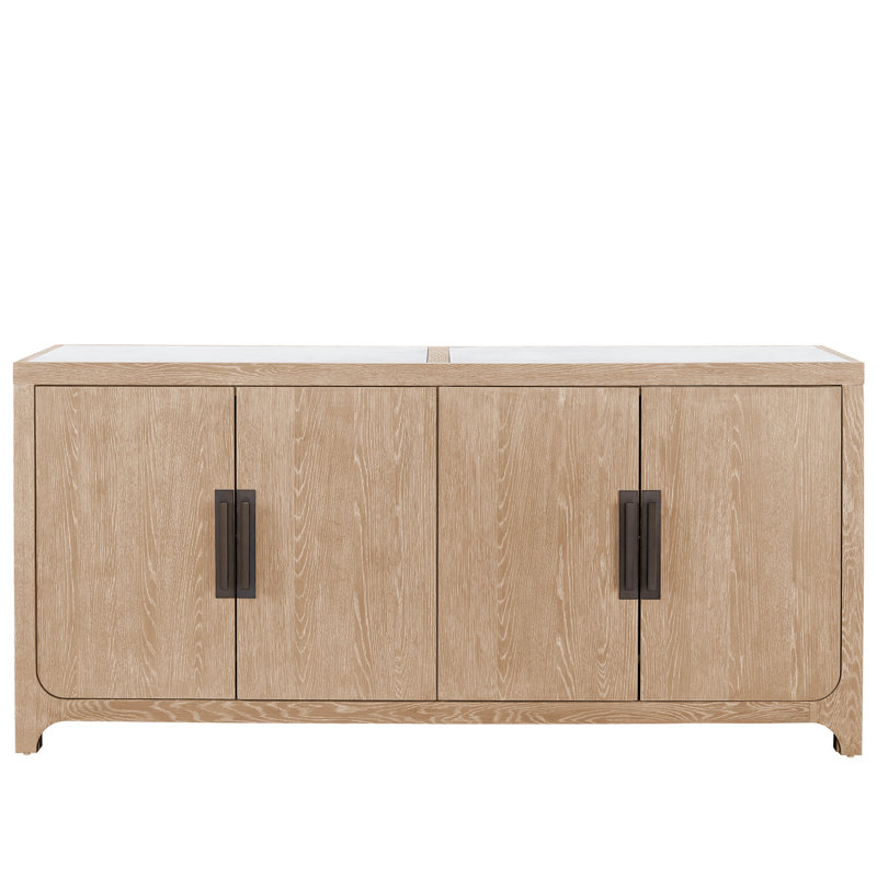78'' W Credenza, Rustic Natural Oak