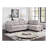 Dalia 97" Light Grey Linen Modern Sectional Sofa with Right Facing Chaise-192099844-192099846