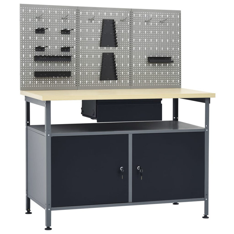 Veale 238.5cm W Metal Shelving Unit