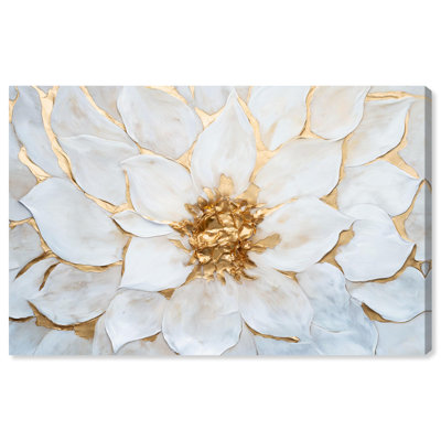 Art Remedy, toile glamour élégante, lustre dans la fleur I