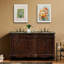 Ensemble de meuble-lavabo double 60 po Gilliam
