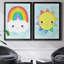 Rainbow Colors, reproduction encadrée de qualité supérieure - prête à être accrochée-61454054-61454052
