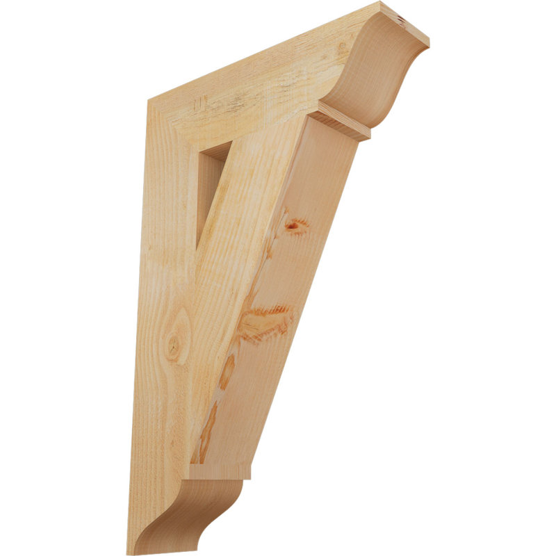 Traditional Traditional Bracket, 34" H x 6" W x 22" D, Douglas Fir (Rough Sawn)