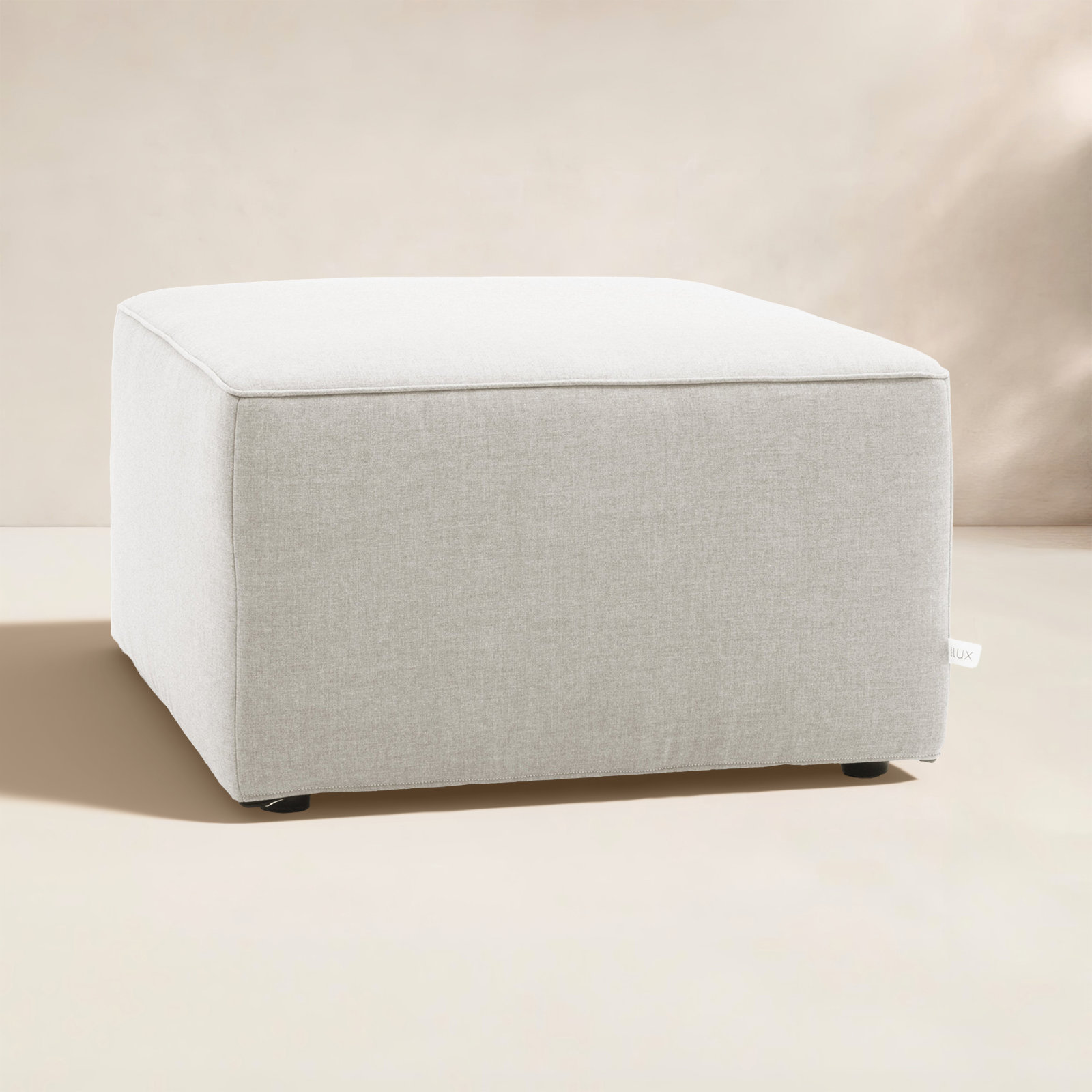 Big Joe Sunbrella® Patio Ottoman, Fresh Gray