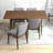 Keiran-Neely 4 - Person Solid Wood Solid Wood Top Four Leg Dining Set-87421756