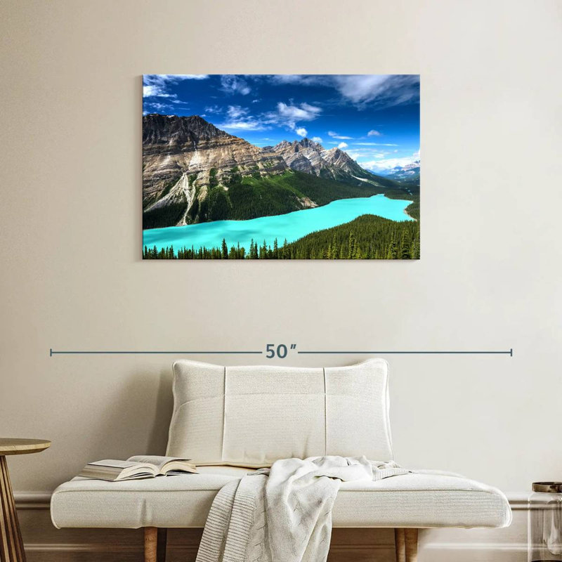 Alvord turquoise, lac Peyto, H 24 po x l 36 po