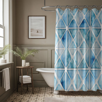 Tender Polygonal Textiles - Premium Shower Curtain