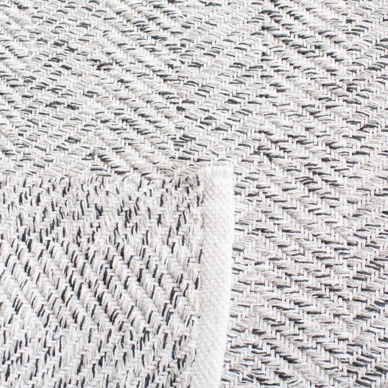 Hammd Chevron Flatweave Performance Chevron Rug, Rectangle 8' x 10'