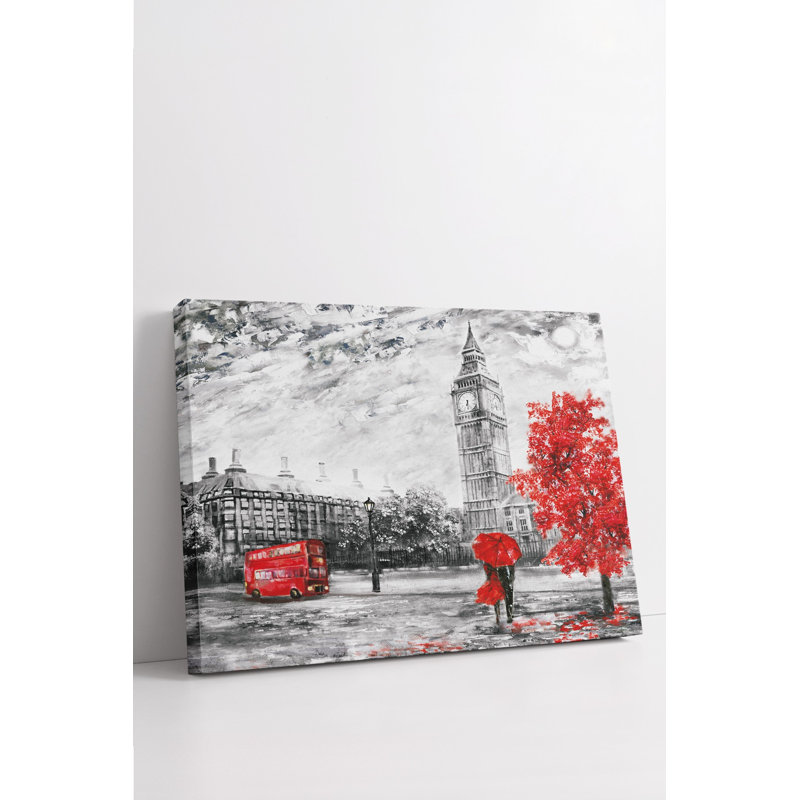 Peinture décorative sur toile, H 15,7 po x l 23,6 po