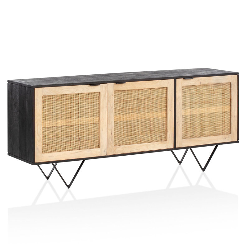 Akitomo 175cm Solid Wood Sideboard