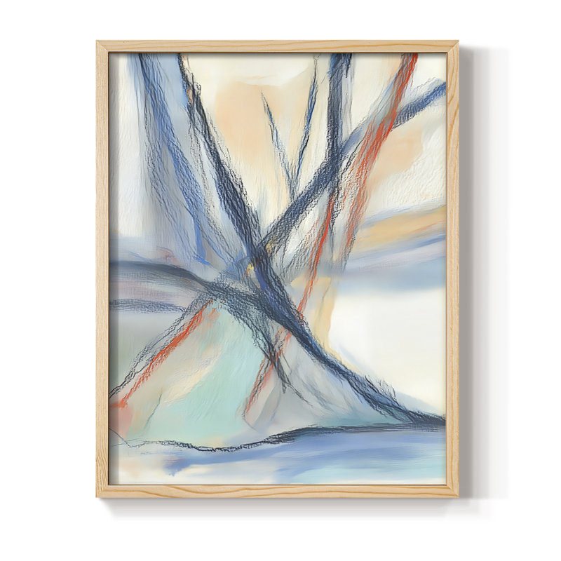 "ABSTRACT Series DCC XXII" par J Paul, Naturel, H 11 po x l 9 po