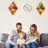 2 Piece Triangle Pine Recessed Wall Shelf