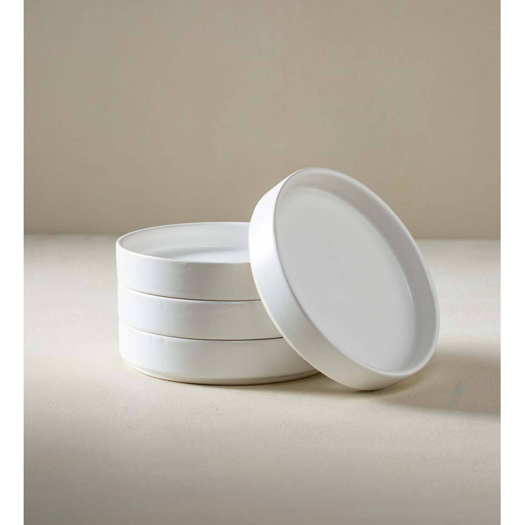 VivaTerra 6'' Handmade Ceramic Appetizer Plate - Set of 4 | Wayfair
