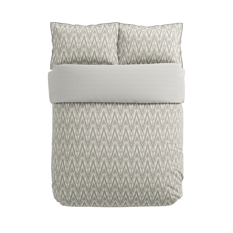 Nadir Cotton Sateen Duvet Cover Set, Double - 2 Pillowcases (48 x 74 cm)