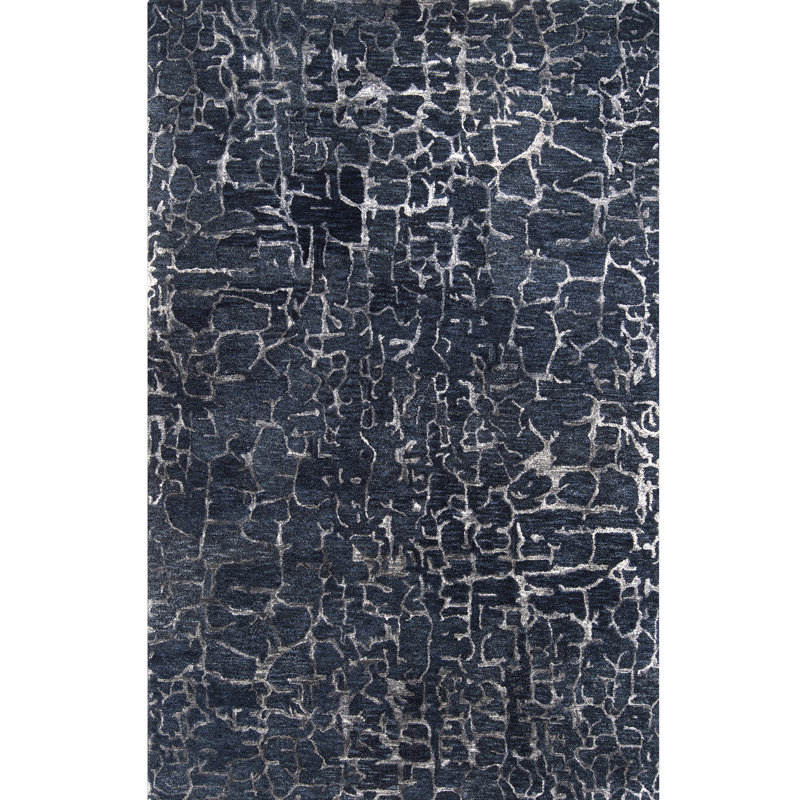 Kymani Hand Tufted Oriental Indoor Rug, Rectangle 2' x 3'